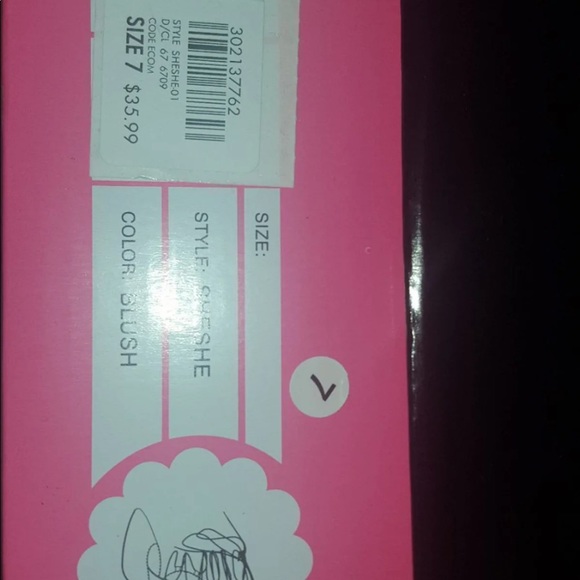 NEW Charlotte Russe Blush lace up heels size 7 - Picture 3 of 3
